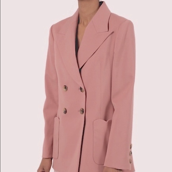 NWT Topshop Suiting Blazer in Mauve - Picture 1 of 10
